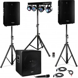 Vonyx Enceinte sono PACK SONO 1815 2400W ENCEINTES DISCO15B