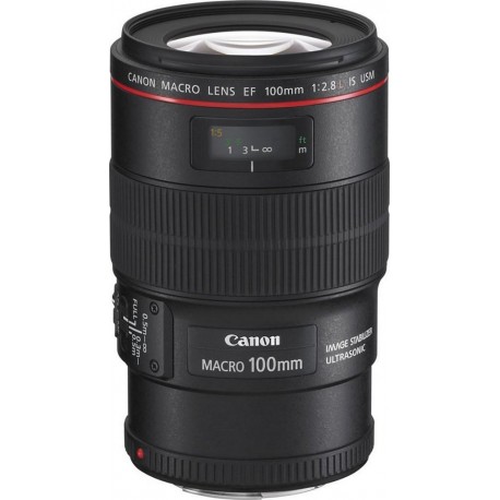 Canon Objectif pour Reflex Plein Format EF 100mm f/2.8 L IS Macro USM