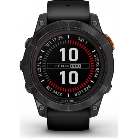 Garmin Montre sport Fenix 7 Pro Solar Edition