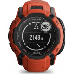 Garmin Montre sport Instinct 2X Solar Flame red