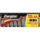 Energizer Alkaline Power 10 piles 1,5V alcalines AA (lot de 2)