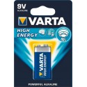 Varta Alkaline High Energy pile 9V 6LR61 (lot de 5)