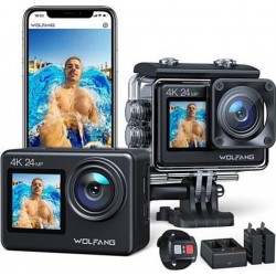 Wolfang Caméra sport GA200 Caméra Sport 4K Selfie