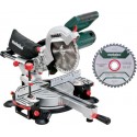 Metabo Scie à onglets KGS 216 M Set avec 2ème lame de scie en métal dur Carton 690827000