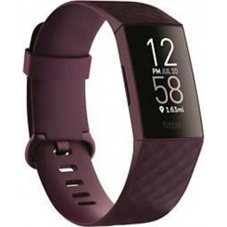 Fitbit Montre connectée Bracelet connecté CHARGE 4 BOIS DE ROSE FB417BKBK-FRCJK