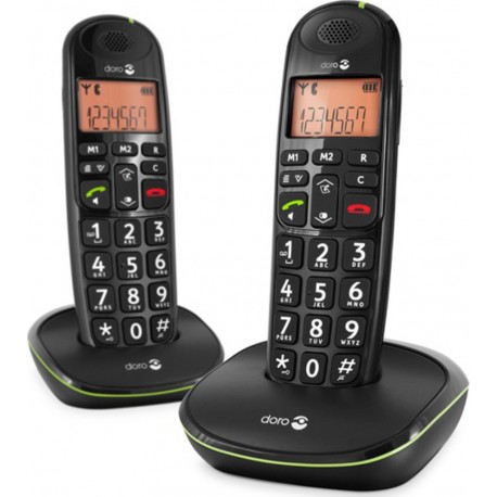 DORO Téléphone Doro PHONEEASY100WDUO NOIR