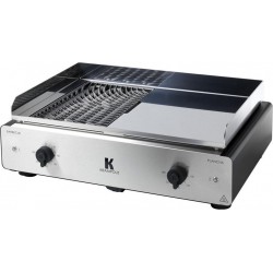 Krampouz Plancha Électrique Duo Barbecue Plancha 3500W GECIO2OA00