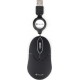 OPTICAL MOUSE RETRACTABLE CORD SIN BLACK