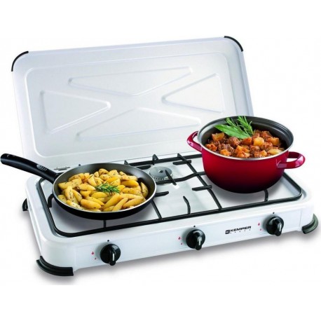 Kemper Réchaud gaz TABLE DE CUISSON 3 FEUX