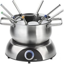 Set à fondue clatronic fd 3516 en acier inoxydable