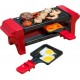 Bes8712184033669 Bestron agr102 raclette gril 350W ? 2 a 4 personnes ? Rouge et noir
