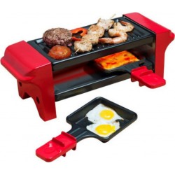 Bes8712184033669 Bestron agr102 raclette gril 350W ? 2 a 4 personnes ? Rouge et noir
