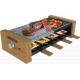 Raclette cecotec cheese&grill 8400 wood mixgrill bois, 1200 w, grill et plancha, desing amovible, thermostat ajustable