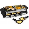 Klarstein sirloin appareil à raclette pour 8 personnes - thermostat réglable en continu - 1500W - aluminium & pierre GQ6-Sirloin