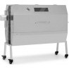 Klarstein sauenland pro xl suckling pig grill - rôtissoire à charbon de bois, broche rotative - argent