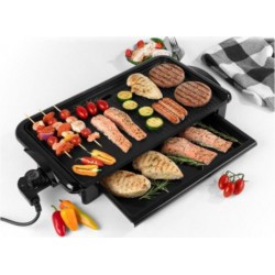 Sal5054061416855 Salter family health grill - 2000W - revetement anti-adhésif - plaque chauffante - voyants d'alimentation - bac