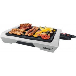 Ste4011833302694 Steba 064500 vg50 grill de table - 2000 w - plaque de cuisson céramique 35x25cm - gris et noir