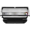 Tefal xl gc722d-optigrill xl inox/noir 2000 w une utilisation simple et intuitive-inclinaison des plaques de 7° facilite la r...