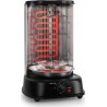 Oneconcept kebab master - grill électrique vertical rotatif avec broche - 1800W max. - inox GQ3-KEBAPMASTERBLACK