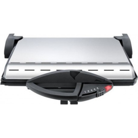 Ste4011833100191 Steba 161300 pg4.3 grill de contact - 2000 w - surface de cuisson: 2x37x23cm - inox