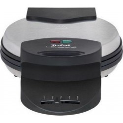Wm 310d Tefal wm 310d gaufrier 1000 w en inox brossé diamètre 20cm