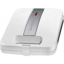 Appareil à sandwichs clatronic st 3629 4 tranches - blanc-inox