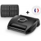 Lag3196200890019 Lagrange 089 001 - gaufrier 4 gaufres réversible sur socle - 155x100mm - multifonctions - 1700W - voyant de con