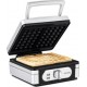 Hko3701335310037 Hkoenig gfx320 gaufrier - plaque pour 2 gaufres - 15x10cm - température réglable - 1400W - revetement anti-adhé