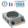 Réchaud electrique professionnel - 1 plaque 400 v - diamètre 300 mm - sofraca - 490