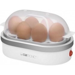Clatronic Autocuiseur à oeufs clatronic ek 3497 blanc-argenté