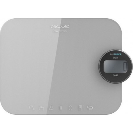 Cecotec Balance de cuisine cecotec cook control 10300 ecopower inox acier, max 8kg