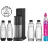 Sodastream Machine à soda MACHINE DUO NOIRE PACK 4 BOUTEILLE
