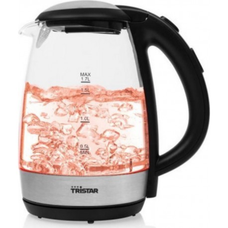 Tristar - wk-3502 - bouilloire 1,7 l - 2200 w - 5 réglages de température - eclairage - inox TRI8713016092533