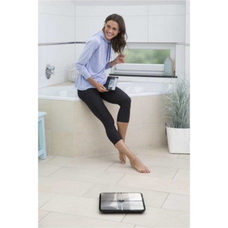 Medisana pèse-personne bs 460 noir et argenté