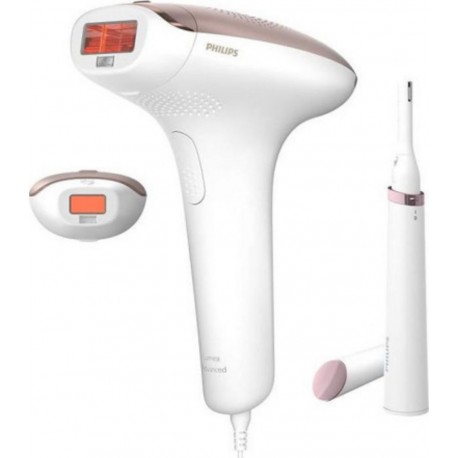 Philips bri921/00 - epilateur lumiere pulsée lumea advanced - 2 embouts pour corps et visage + tondeuse de précision PHI87101038