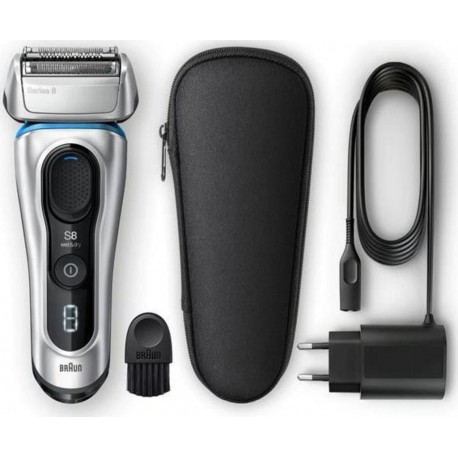 Braun Rasoir serie8 2 grilles tetes flexibles 8 directions tondeuse autonmie braun - 8330s BRA4210201198918