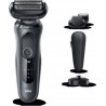 Braun series&nbsp;6 60-n4500cs tondeuse barbe - 3 sabots - station de charge - technologie sensoflex -autonomie 50min BRA421020124092
