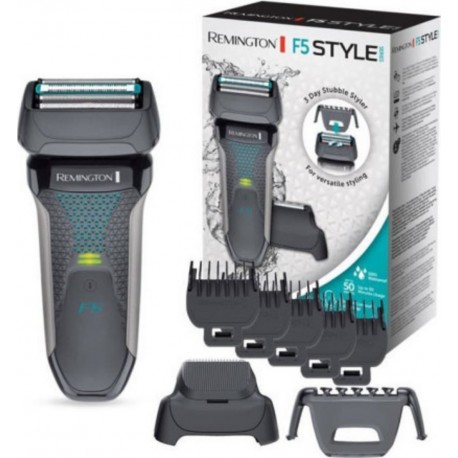 Remington f5000 rasoir electrique - grilles style series - etanche - tete tondeuse 6 hauteurs - 1 sabot barbe 3 jours REM4008496