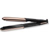 Babyliss st482e - lisseur babyliss straight & curl brillance - 5 températures jusqu'a 235°c - plaques 28 mm en titane véritable