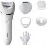 Philips bre715/00 epilateur satinelle advanced - 5 accessoires - blanc PHI8710103935506
