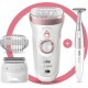 Braun silk-épil 9 9-890 épilateur sans fil blanc-rose or avec rasoir de précision BRA4210201190325