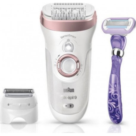 Braun silk-épil 9-870 sensosmart épilateur électrique - or/rose ZMAGCA584875000