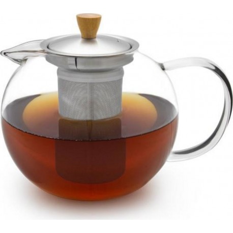 Klarstein Théière design - klarstein glaswerk sencha - filtre en inox - 1,3 l- GLW2-Sencha1,3