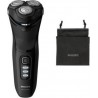 Philips s3233/52 rasoir électrique series 3000 100% - 27 lames auto-affûtées - 5 directions + trousse de voyage PHI8710103911159
