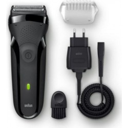 Braun series 3 300s rasoir électrique rechargeable - noir BRA4210201163305