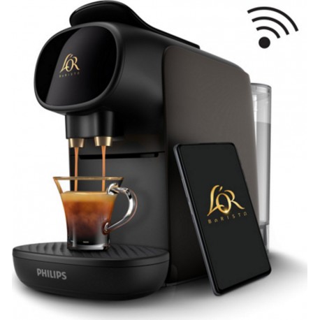 Philips Cafetière à dosette LM9020/300 connectée L'OR Barista Créatif noir