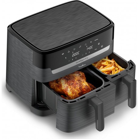 Moulinex Friteuse sans huile EZ901H20 Dual Easy Fry 8.3 L