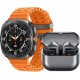 Samsung Montre connectée Pack GalaxyWatch Ultra Gris Titane+Buds3