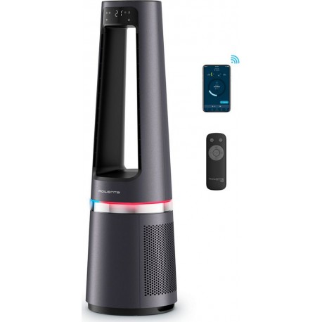 Rowenta Purificateur d'air, ventilateur, chauffage Eclipse 3 en 1 connect QU5072F0