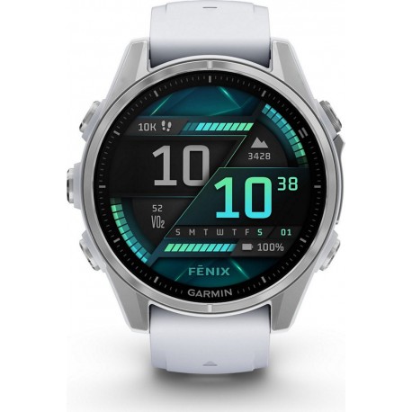 Garmin Montre sport Fenix 8 43mm Blanc